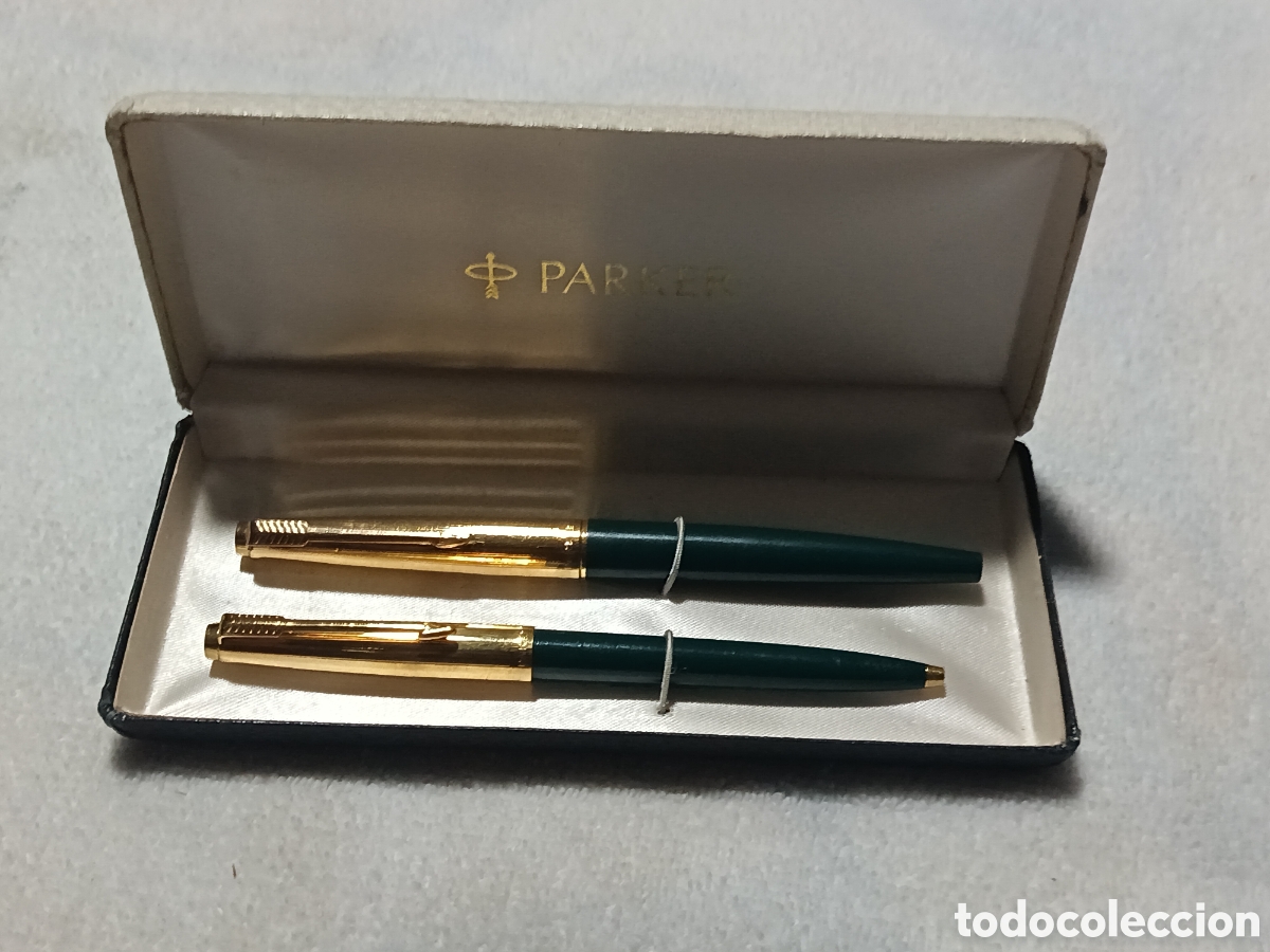 Estilogr&aacute;ficas antiguas, bol&iacute;grafos y plumas: PARKER 45, CAPUCHON CHAPADO ORO, VINTAGE, PLUMA Y BOLIGRAFO