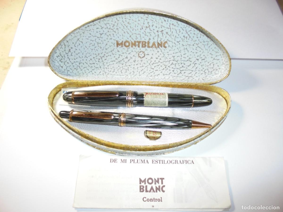 Estilogr&aacute;ficas antiguas, bol&iacute;grafos y plumas: magnifico conjunto montblanc masterpiece 146 pluma y portaminas nuevo sin uso