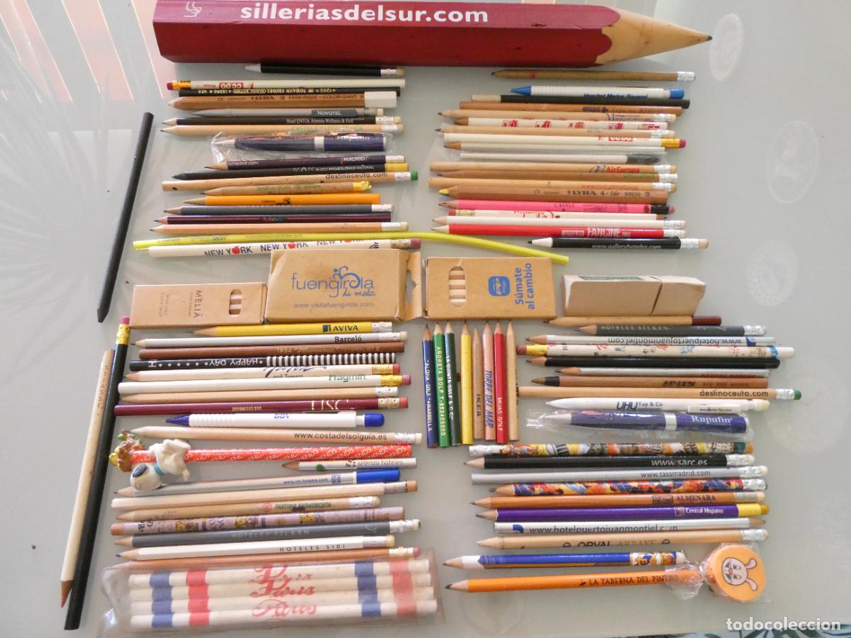 Stylos-plume Anciens, stylos-bille et becs de plume: LOTE DE 93 L&Aacute;PICES LAPICEROS DE PUBLICIDAD. PARTIDO POPULAR, TURISMO, HOTELES. 850GR