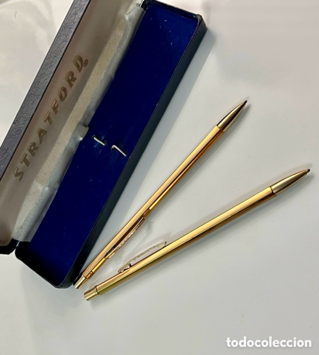 Estilogr&aacute;ficas antiguas, bol&iacute;grafos y plumas: ✅ conjunto bol&iacute;grafo portaminas STRATFORD US vintage