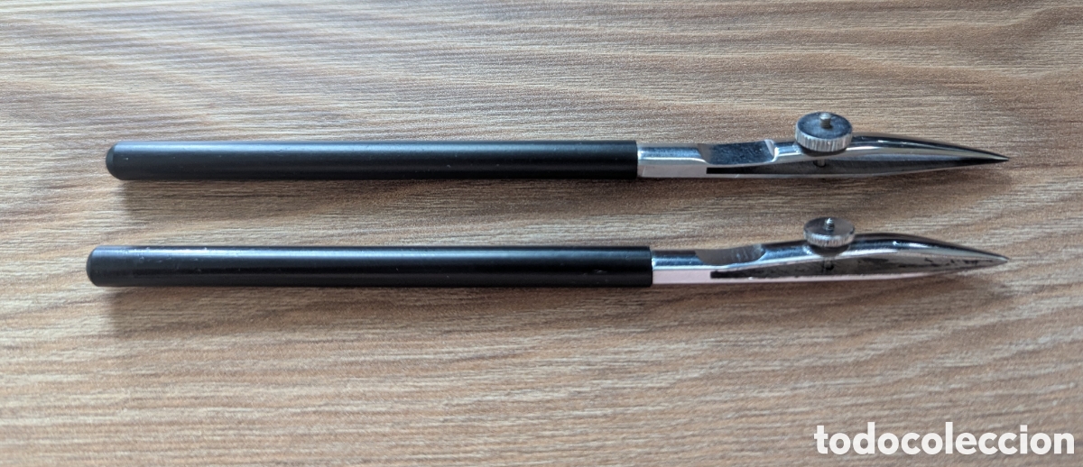 Canetas de tinta permanente antigas, esferogr&aacute;ficas e plumas: Tiral&iacute;neas antiguos para dibujo t&eacute;cnico y delineaci&oacute;n