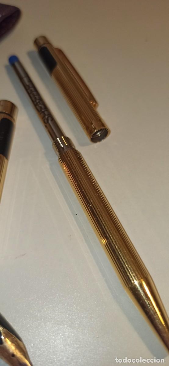 Old Fountain Pens, Pens and Pen Nibs : Pluma y bol&iacute;grafo Sheaffer Targa USA 14K 585