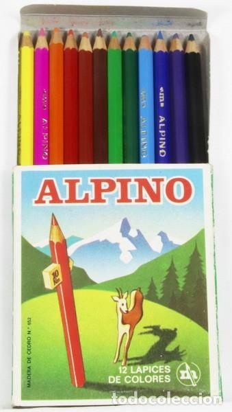 Estilogr&aacute;ficas antiguas, bol&iacute;grafos y plumas: Caja de lapices de colores Alpino PEDIDO MINIMO 6 EUROS