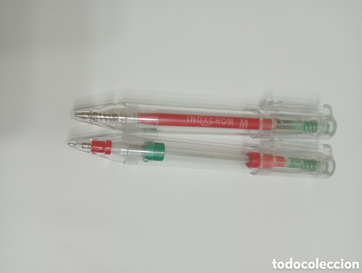 Estilogr&aacute;ficas antiguas, bol&iacute;grafos y plumas: Conjunto de escritura Inoxcrom