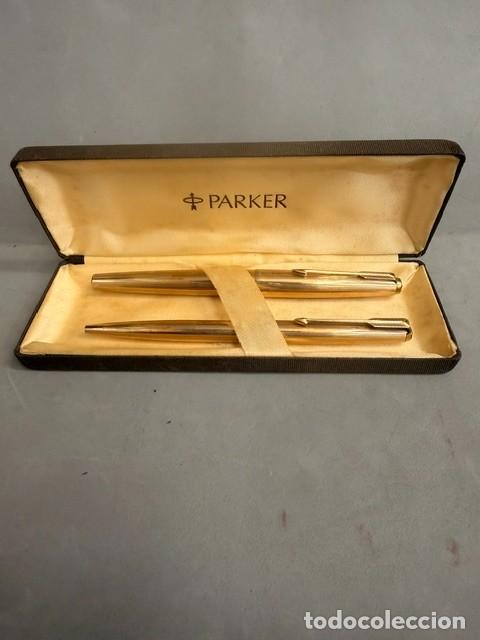 Old Fountain Pens, Pens and Pen Nibs : CONJUNTO PARKER 61, BOL&Iacute;GRAFO Y ESTILOGR&Aacute;FICA. JM-021