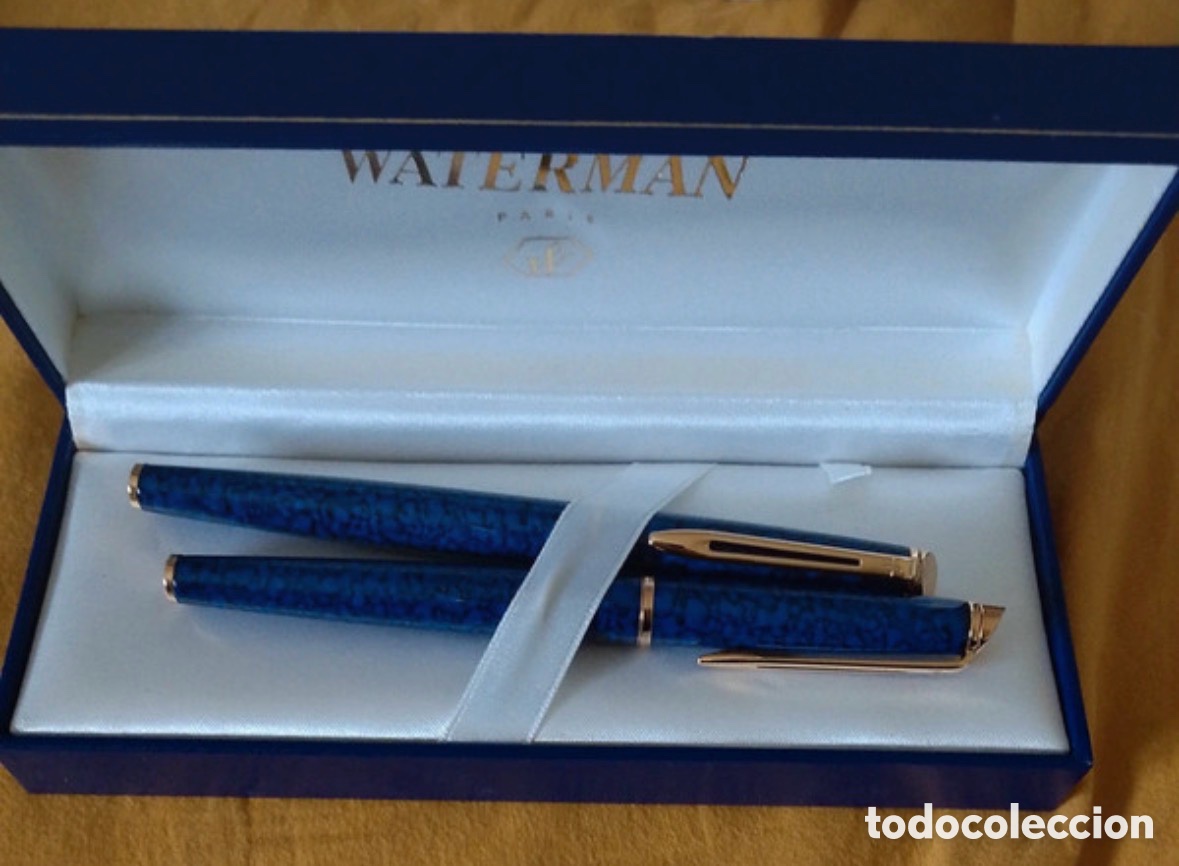 Estilogr&aacute;ficas antiguas, bol&iacute;grafos y plumas: Pluma estilogr&aacute;fica y bol&iacute;grafo Waterman Hemisphere