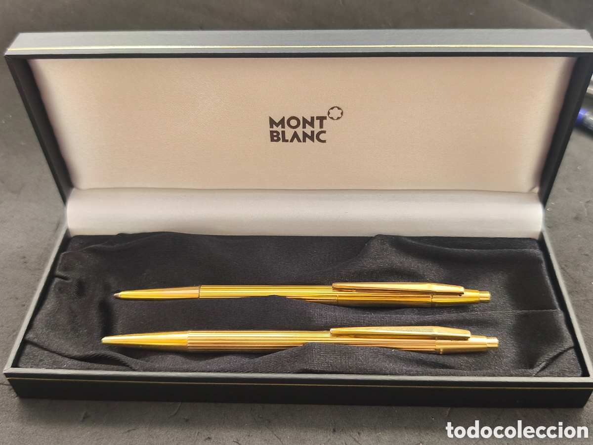 Estilogr&aacute;ficas antiguas, bol&iacute;grafos y plumas: Montblanc Noblesse bol&iacute;grafo y portaminas