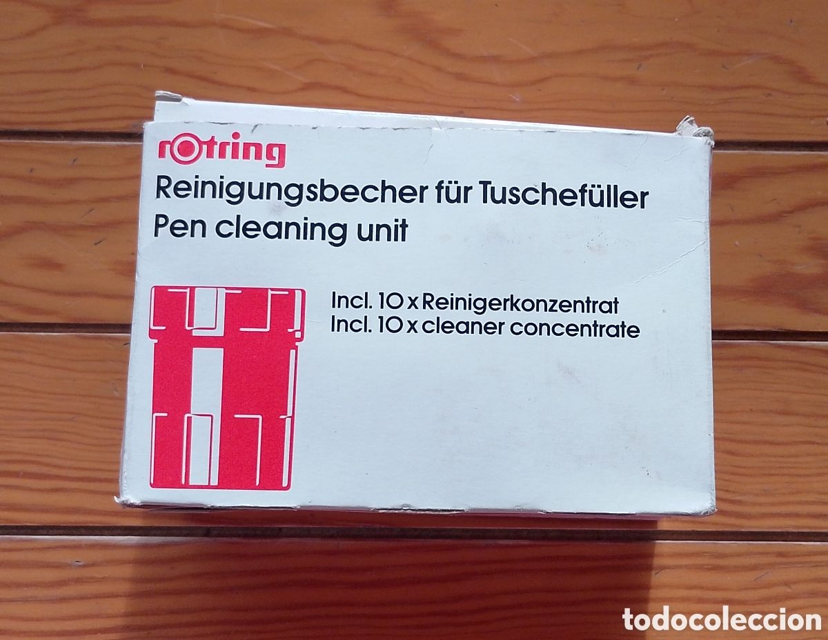Estilogr&aacute;ficas antiguas, bol&iacute;grafos y plumas: ​Cubilete Limpia-Punteras Rotring