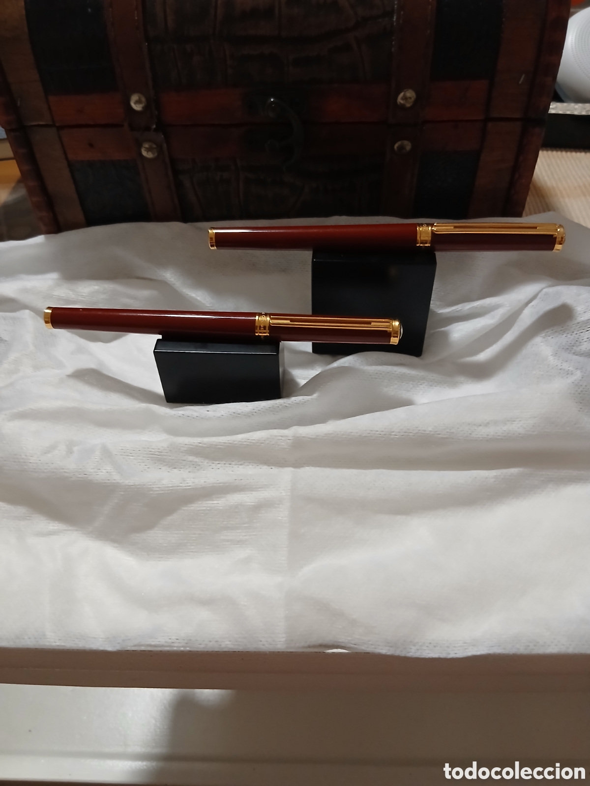 Estilogr&aacute;ficas antiguas, bol&iacute;grafos y plumas: Conjunto pluma + boligrafo Montblanc