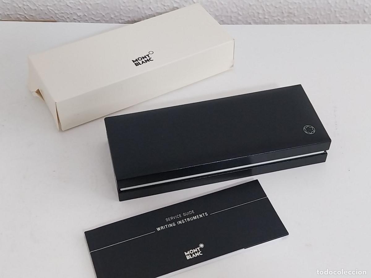 Estilogr&aacute;ficas antiguas, bol&iacute;grafos y plumas: Caja original Montblanc para instrumento de escritura, vac&iacute;a