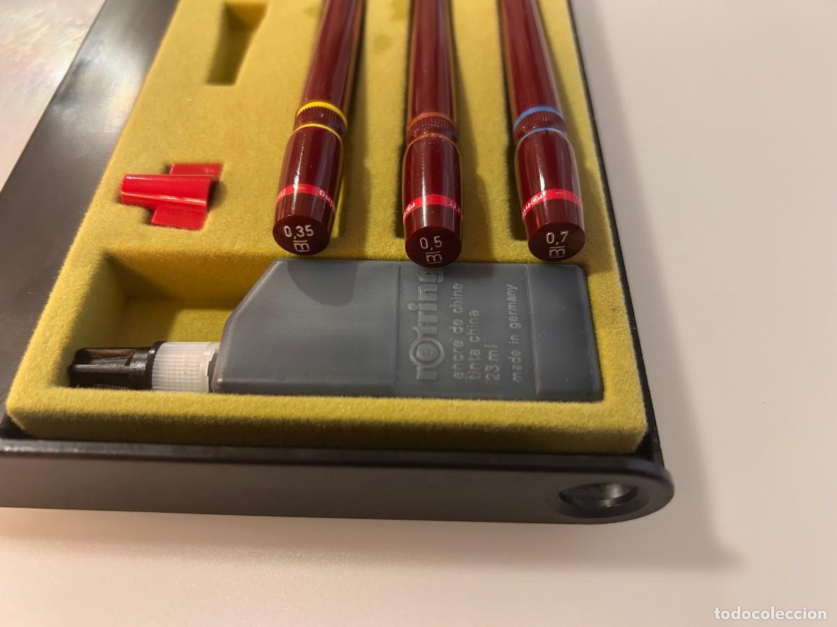 Estilogr&aacute;ficas antiguas, bol&iacute;grafos y plumas: Estuche Rotring Micronorm - Foto 2