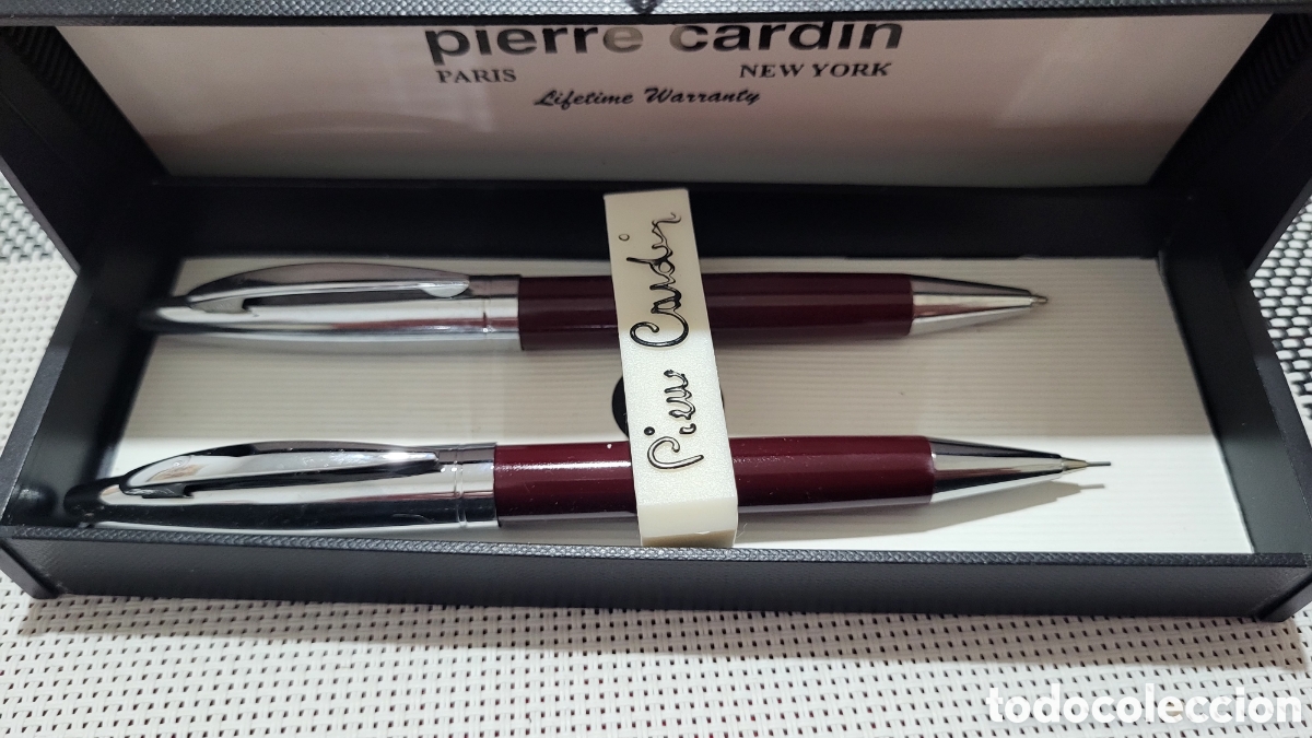Stilografiche antiche, penne a sfera e penne: Juego Boligrafo y Portaminas Pierre Cardin