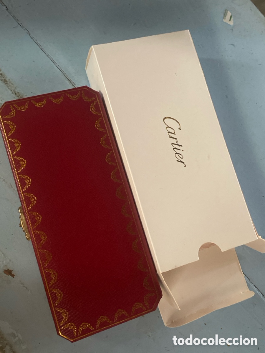 Old Fountain Pens, Pens and Pen Nibs : Caja cartier nueva con su cat&aacute;logo de bol&iacute;grafos o pluma