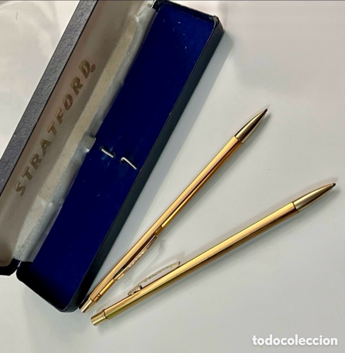 Estilogr&aacute;ficas antiguas, bol&iacute;grafos y plumas: ✅ conjunto bol&iacute;grafo portaminas STRATFORD US vintage