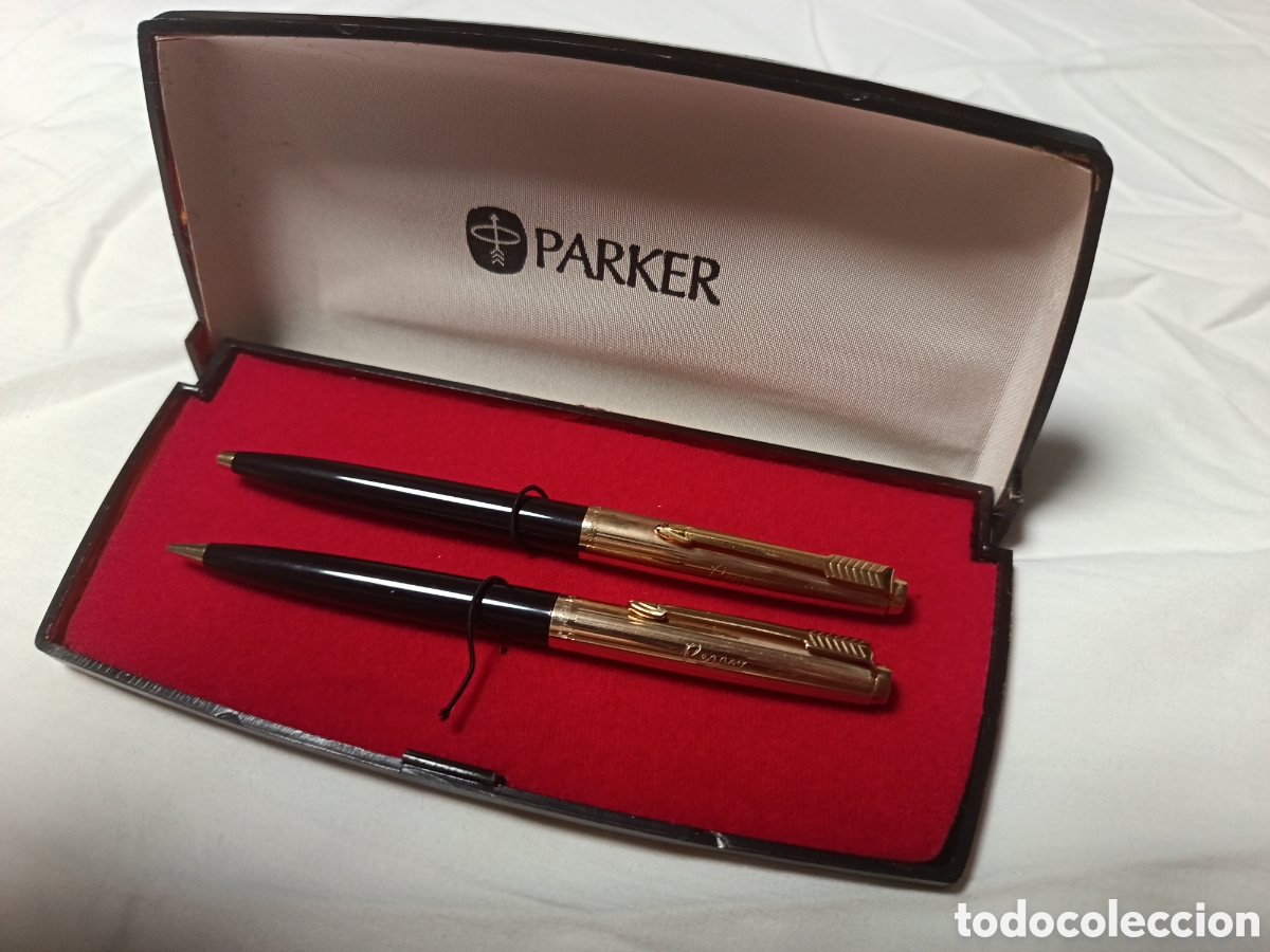Estilogr&aacute;ficas antiguas, bol&iacute;grafos y plumas: CONJUNTO PARKER 45, VINTAGE