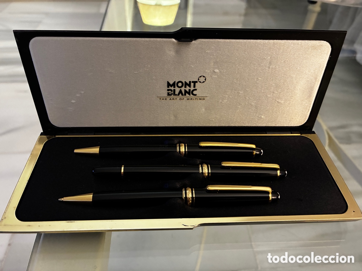 Estilogr&aacute;ficas antiguas, bol&iacute;grafos y plumas: Juego de escritura Montblanc