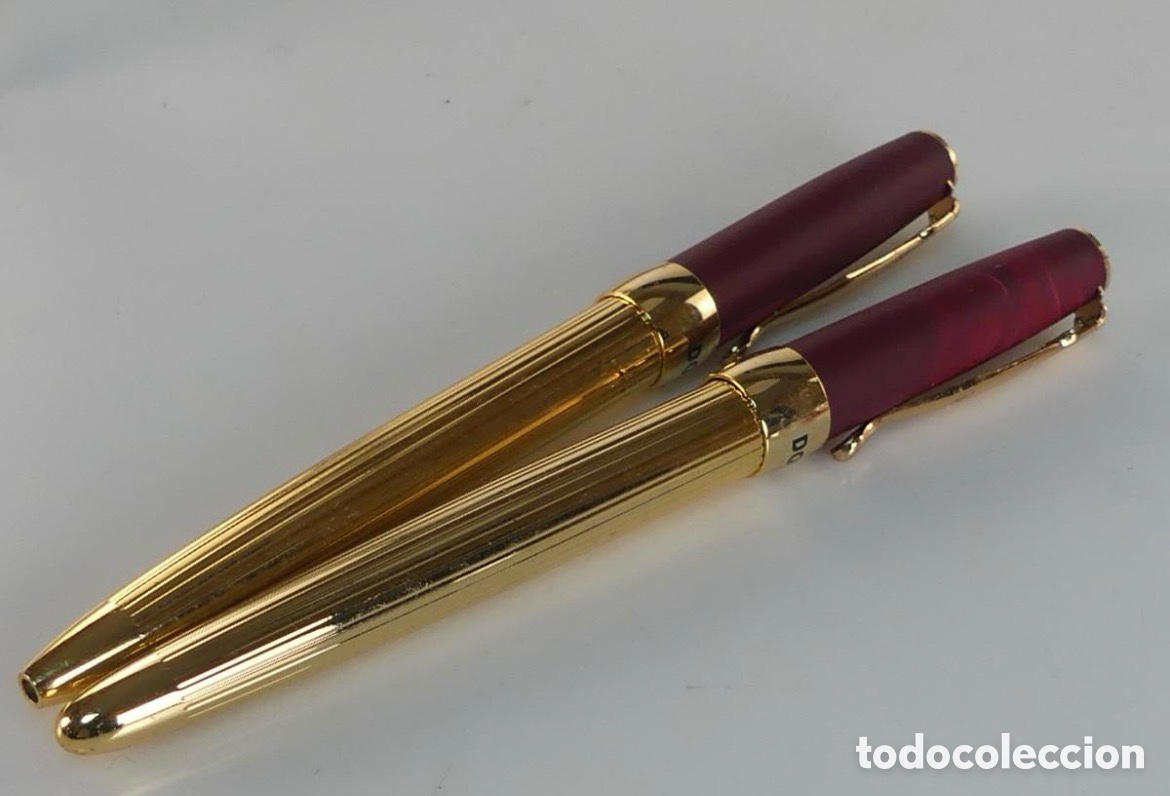 Old Fountain Pens, Pens and Pen Nibs : JUEGO DE PLUMA Y BOL&Iacute;GRAFO,