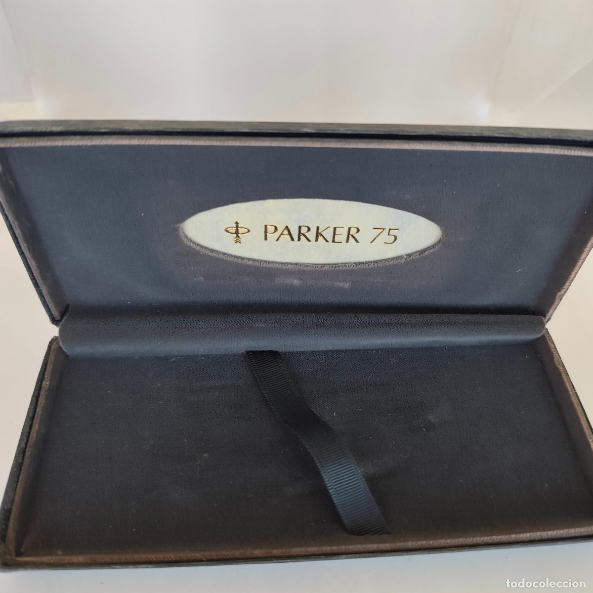 Estilogr&aacute;ficas antiguas, bol&iacute;grafos y plumas: Caja para juego Parker 75.