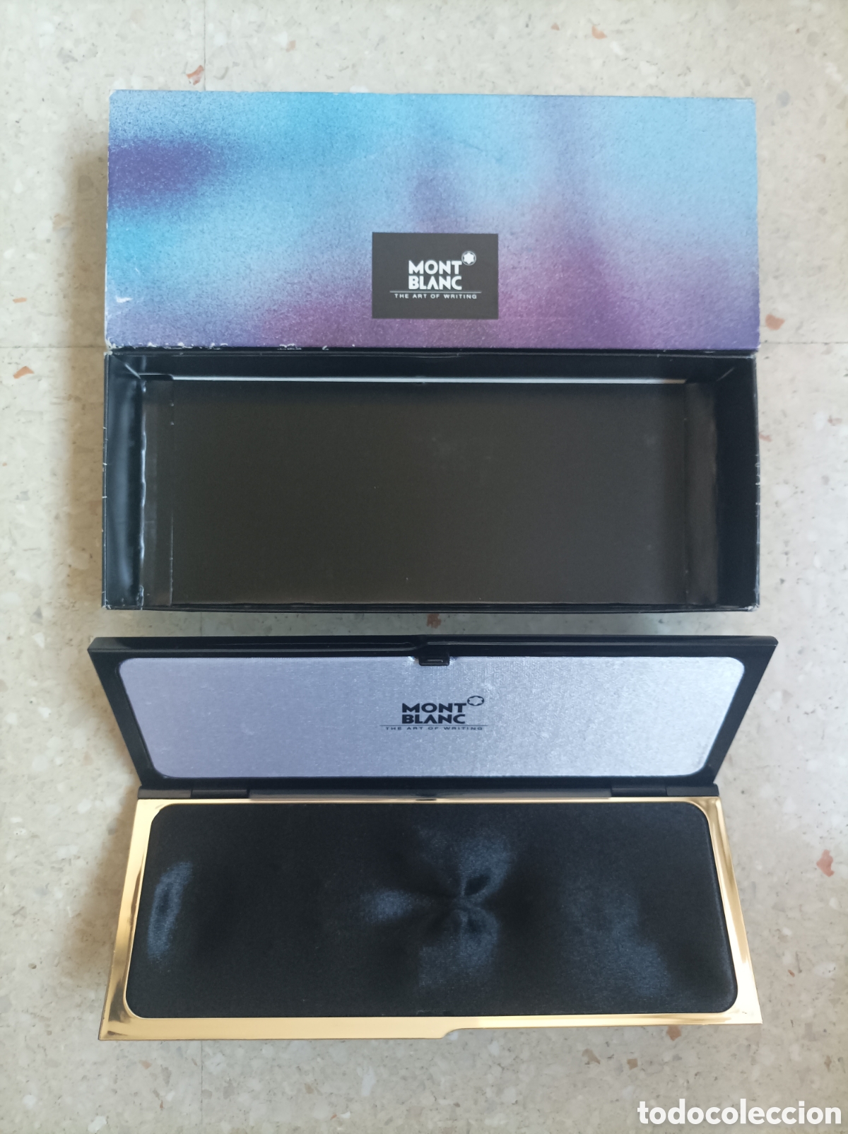 Estilogr&aacute;ficas antiguas, bol&iacute;grafos y plumas: Caja vacia Mont Blanc para bol&iacute;grafo o pluma