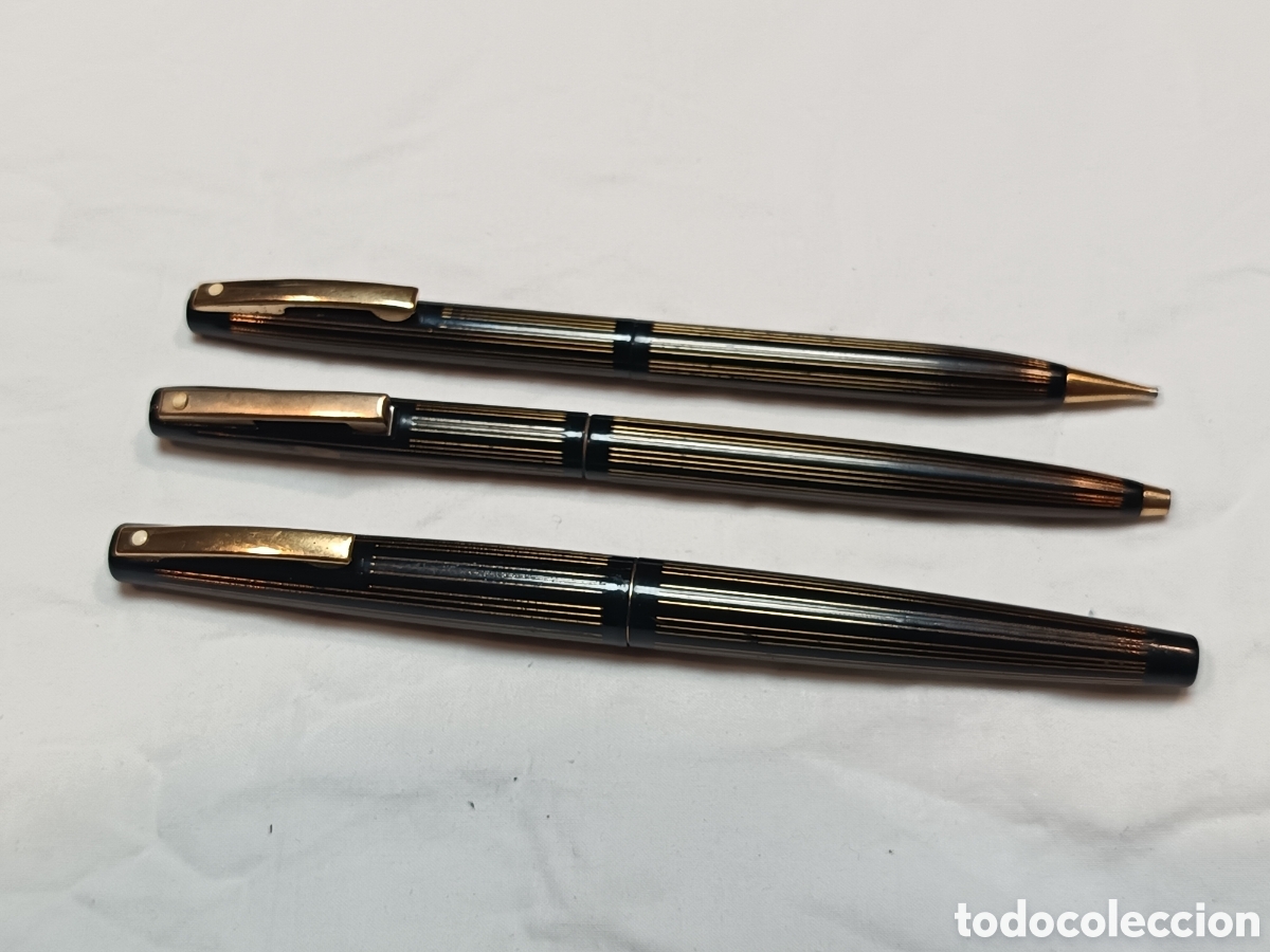 Estilogr&aacute;ficas antiguas, bol&iacute;grafos y plumas: SHEAFFER , CONJUNTO, PLUMA , BOLIGRAFO Y PORTAMINAS , VINTAGE.