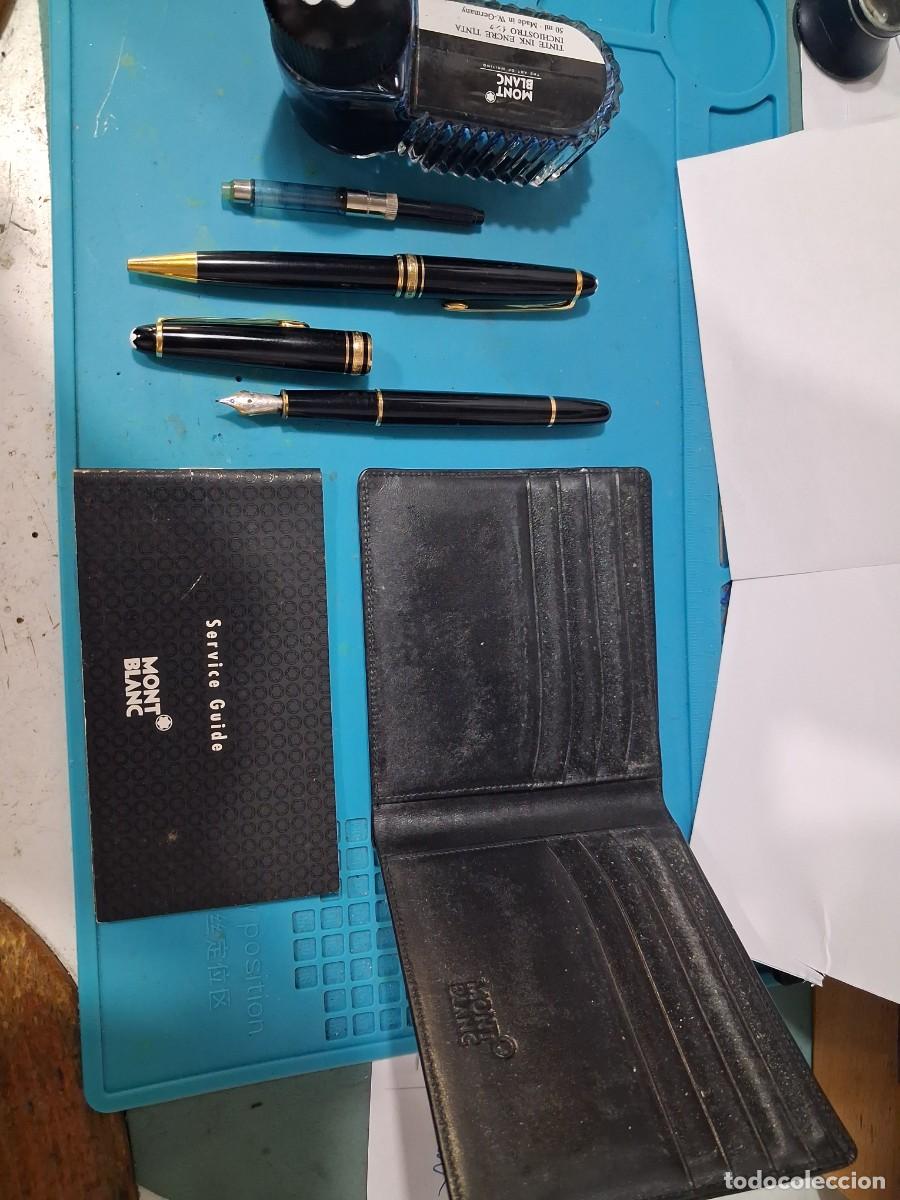 Stylos-plume Anciens, stylos-bille et becs de plume: CONJUNTO MONTBLANC ORIGINAL