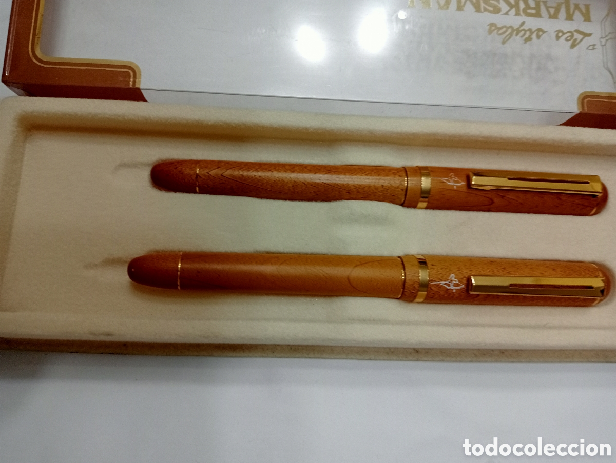 Estilogr&aacute;ficas antiguas, bol&iacute;grafos y plumas: Conjunto de escritura Marksman - Foto 2