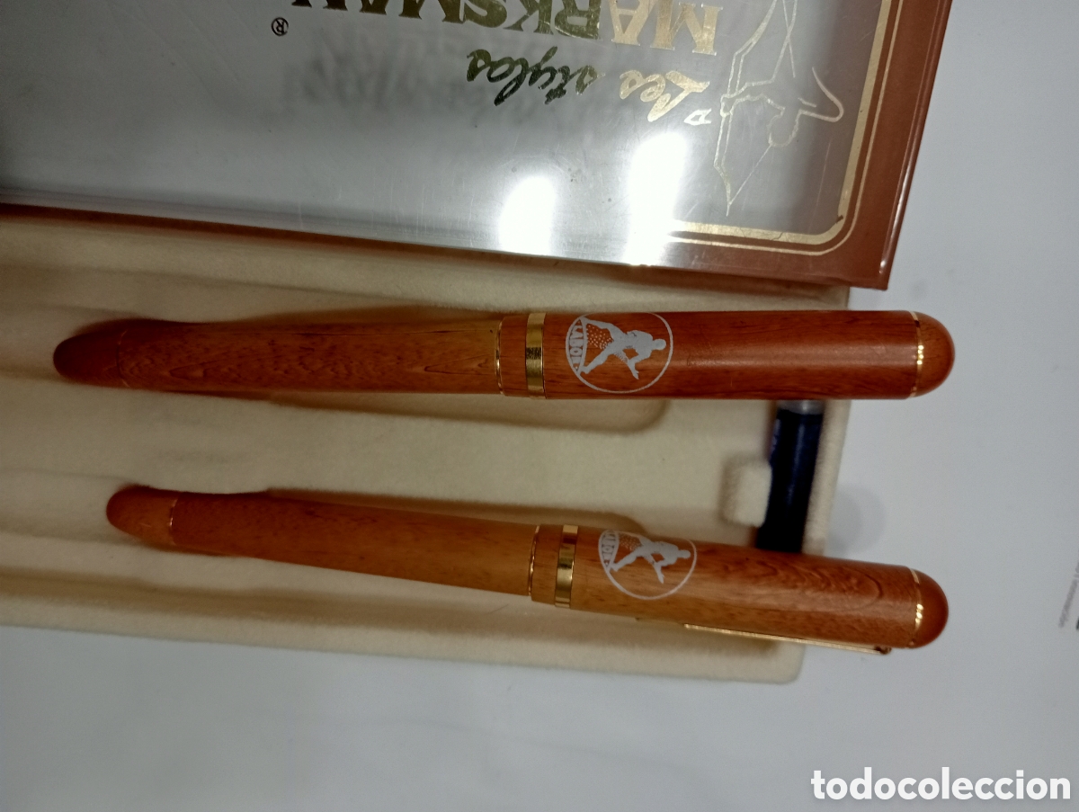 Estilogr&aacute;ficas antiguas, bol&iacute;grafos y plumas: Conjunto de escritura Marksman - Foto 3