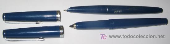 Plumas estilogr&aacute;ficas antiguas: CONJUNTO DE PLUMA Y ROTULADOR SCHNEIDER - Foto 1