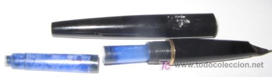 Plumas estilogr&aacute;ficas antiguas: PLUMA INOXCROM 77  USADA - Foto 2