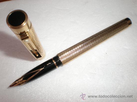 Plumas estilogr&aacute;ficas antiguas: Pluma SHEAFFER TARGA Gold plated 1009 - Foto 2
