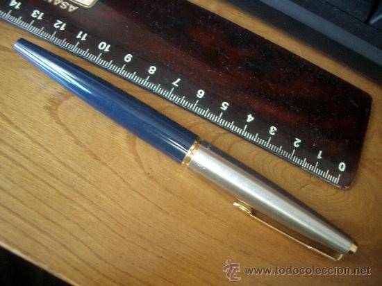 Plumas estilogr&aacute;ficas antiguas: Parker 45 plum&iacute;n fino - Foto 1