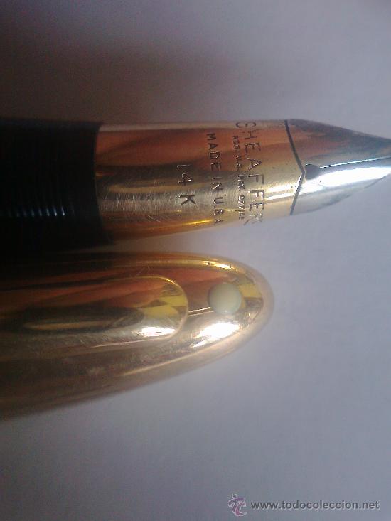 Plumas estilogr&aacute;ficas antiguas: ESTILOGRAFICA SHEAFFER A&Ntilde;OS 50 - Foto 3