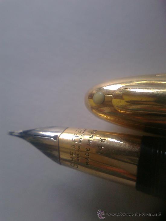 Plumas estilogr&aacute;ficas antiguas: ESTILOGRAFICA SHEAFFER A&Ntilde;OS 50 - Foto 4