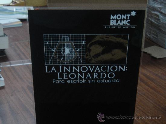 Plumas estilogr&aacute;ficas antiguas: EXPOSITOR MONT BLANC. COLECCION LEONARDO. - Foto 1