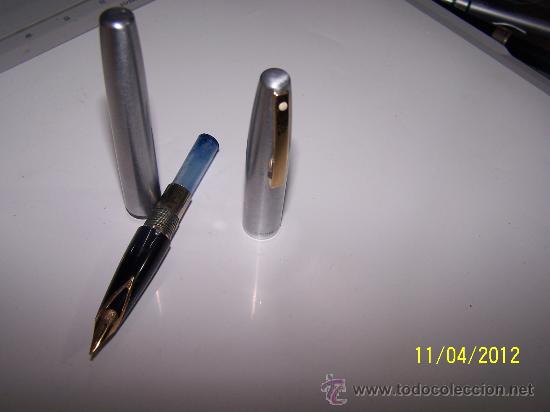 Plumas estilogr&aacute;ficas antiguas: SHEAFFER  USA  PLUMIN 14 K - Foto 4