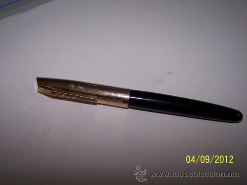 Plumas estilogr&aacute;ficas antiguas: JOHNSON SUPER GOLD PLATED - Foto 2