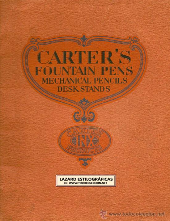 Plumas estilogr&aacute;ficas antiguas: ESTILOGR&Aacute;FICA CARTER. CAT&Aacute;LOGO 1929 - Foto 9