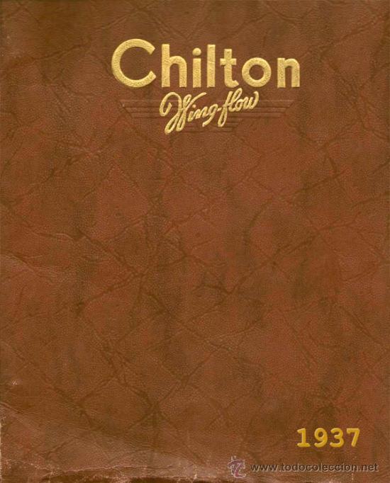 Plumas estilogr&aacute;ficas antiguas: ESTILOGR&Aacute;FICA CHILTON. CAT&Aacute;LOGO 1937 - Foto 1