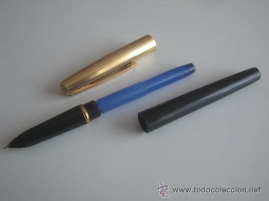 Plumas estilogr&aacute;ficas antiguas: Pluma Watermann Oro A&ntilde;os 60 - Foto 2