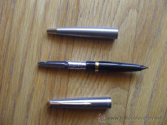 Plumas estilogr&aacute;ficas antiguas: PLUMA PARKER 45 , Made in spain - Foto 6