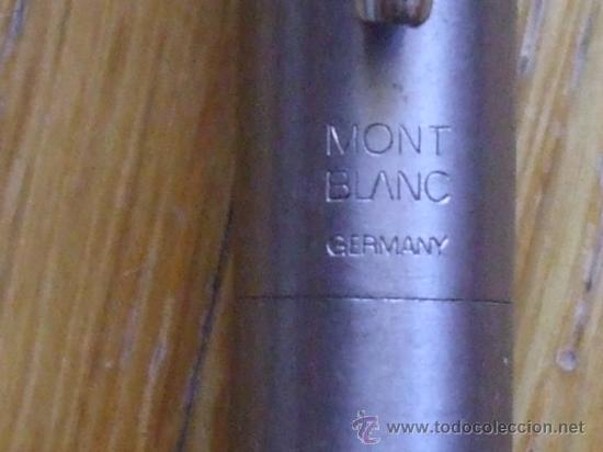 Plumas estilogr&aacute;ficas antiguas: PLUMA MONT BLANC - Foto 2