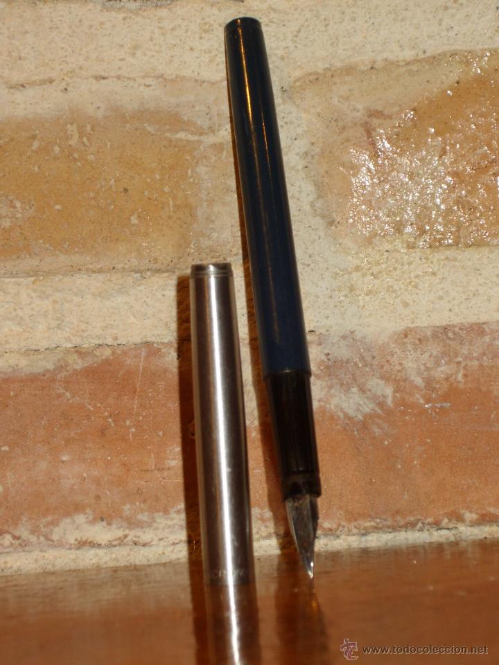 Plumas estilogr&aacute;ficas antiguas: PLUMA INOXCRON 77.A&Ntilde;OS 70. - Foto 2