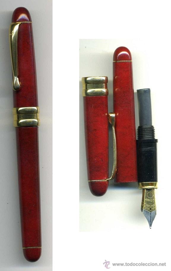 Plumas estilogr&aacute;ficas antiguas: ESTILOGRAFICA ( CDP ) MARCA EN PINZA, ESCRIBE BIEN - Foto 1