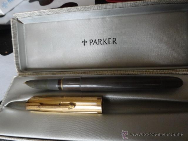 Plumas estilogr&aacute;ficas antiguas: curiosa pluma &iquest;Parker? plumin 14 kR - Foto 2