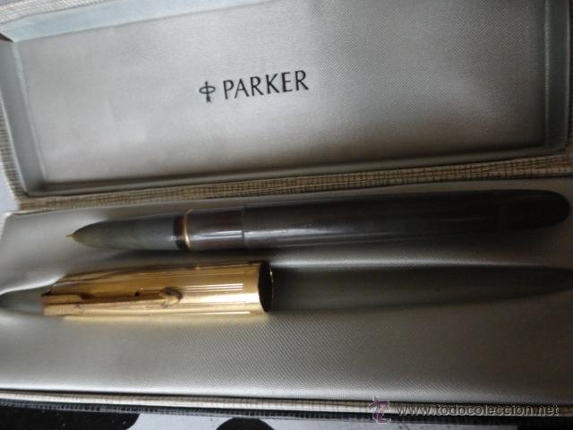 Plumas estilogr&aacute;ficas antiguas: curiosa pluma &iquest;Parker? plumin 14 kR - Foto 5