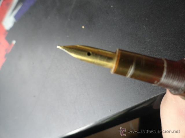 Plumas estilogr&aacute;ficas antiguas: curiosa pluma &iquest;Parker? plumin 14 kR - Foto 6