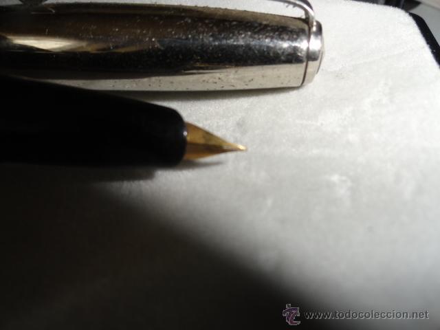 Plumas estilogr&aacute;ficas antiguas: CURIOSA PLUMA FORMA CURVADA - Foto 2