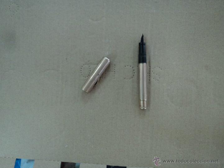 Plumas estilogr&aacute;ficas antiguas: Pluma Iridium - dorada - Foto 1
