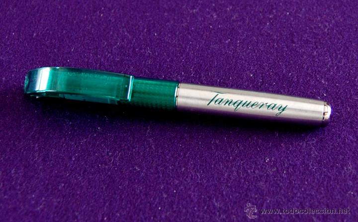 Plumas estilogr&aacute;ficas antiguas: PLUMA ESTILOGRAFICA INOXCROM. TANQUERAY. IRIDIUM. - Foto 3
