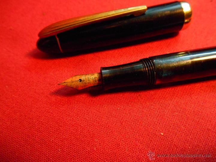 Plumas estilogr&aacute;ficas antiguas: ANTIGUA PLUMA ESTILOGRAFICA SIN MARCA VISIBLE - Foto 2